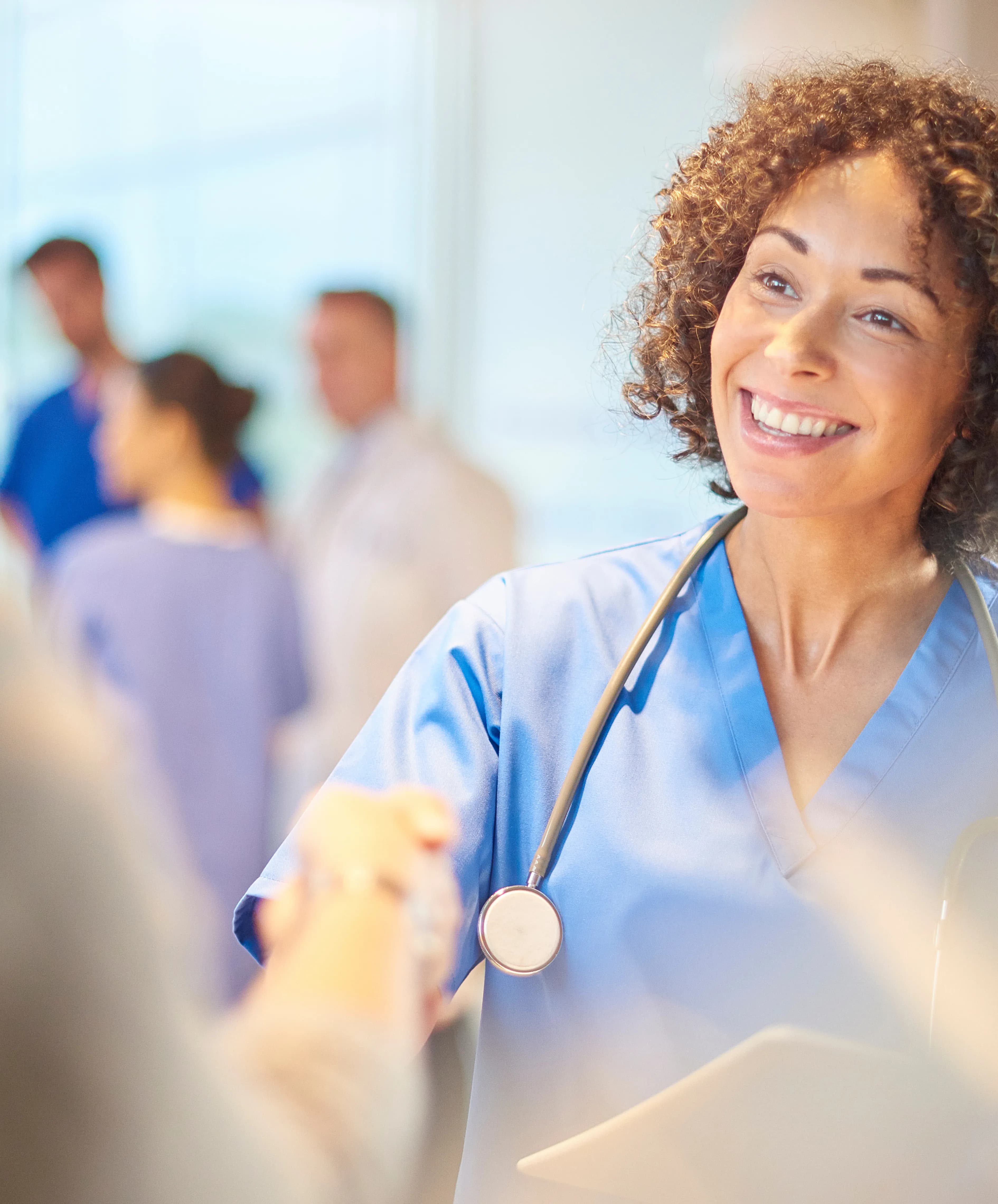 Smiling doctor